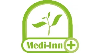 Medicine dispenser tablet box pill box daily dispenser with 4 compartments (blue standard 10 pieces) - Medi-Inn Logo