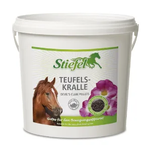 Boots Devil's claw for horses 100% natural devil's claw support for joint tendons and cartilage health pellets 1kg - Stiefel - Full Service für Nahrungsergänzungs- und Pflegemittel für Tiere