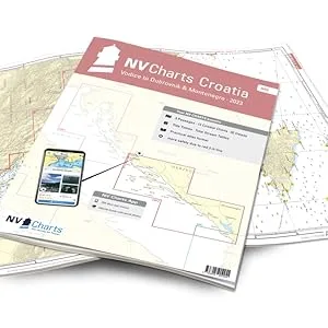 NV Atlas Croatia HR 2 with App License - Nautical Chart Croatia - Vodice to Dubrovnik & Montenegro - product information 3