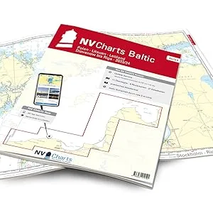 NV Atlas Series 6 with App License - Nautical Chart Baltic Sea - Poland - Lithuania - Latvia - Serie 6