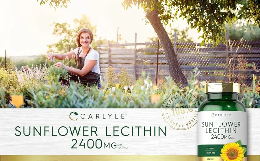 Carlyle Sunflower Lecithin 2400mg - 200 Softgels - Sunflower Lecithin