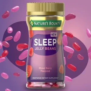 Nature's Bounty Sleep Jelly Beans with Melatonin - Mixed Berry Flavor - 120 Count - image