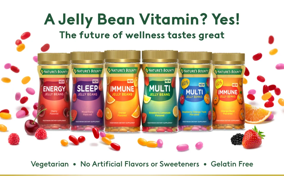 Nature's Bounty Sleep Jelly Beans with Melatonin - Mixed Berry Flavor - 120 Count - unspecified