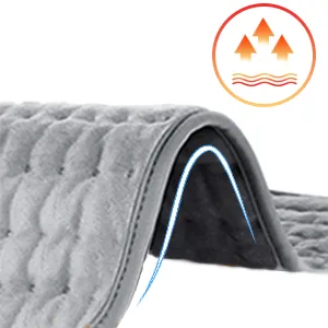 Electrical heating pillow 30 x 60cm dry and moist heat pillow- electric heating pillows with shutdown Temperature and timer for the neck shoulder back.light gray 30 x 60cm - product information 4