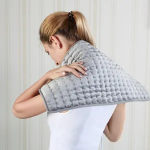 Electrical heating pillow 30 x 60cm dry and moist heat pillow- electric heating pillows with shutdown Temperature and timer for the neck shoulder back.light gray 30 x 60cm - product information 9