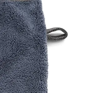 YSN Home Collection - Fluffy microfiber wash gloves washcloths 16x21cm - 8 pieces - grey - product information 7