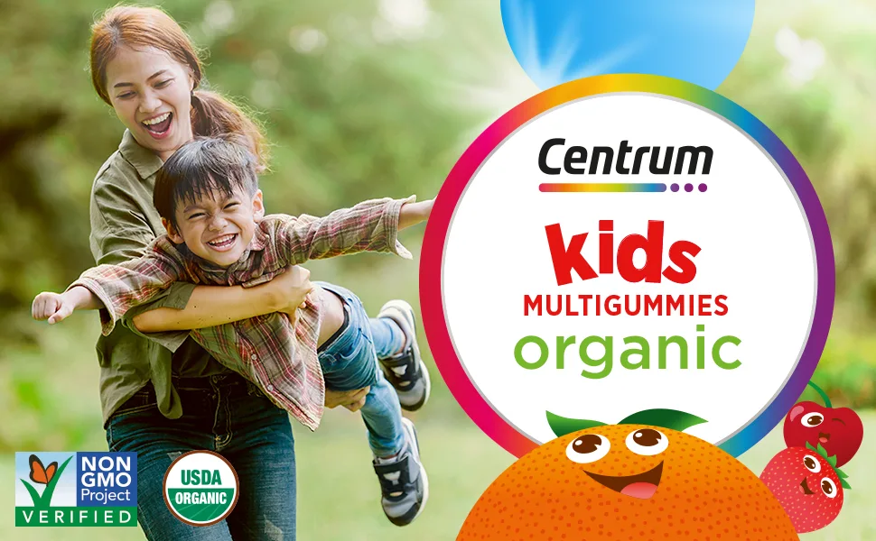 Centrum Kids' Organic Multigummies - 90 Gummies - Centrum Organic Gummy Kids 90ct.