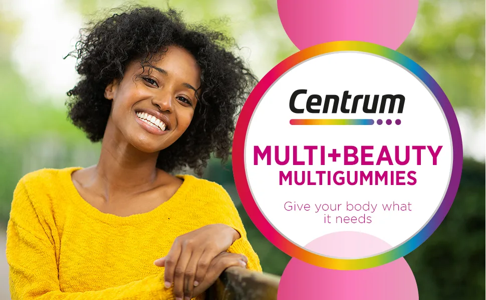 Centrum Multigummies  Beauty Gummy Multivitamin for Women - Fruit - 100 Gummies - Centrum Multi + Beauty Multigummies Give your body what it needs