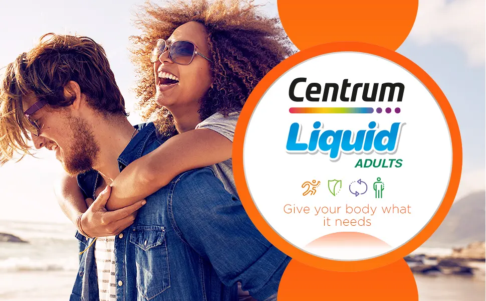 Centrum Liquid Multivitamin Supplement Pack of 2 - Citrus - 8 Ounce  - Centrum Liquid Adults