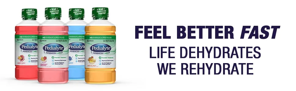 Pedialyte Advancedcare Electrolyte Solution - Blue Raspberry - 1 Liter - pedialyte,advancedcare