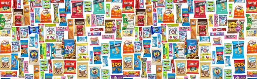 Care Package Variety Snacks Gift Box Chips Cookies & Candy -120 Count - Gift Basket 120 Candy Variety Snacks