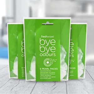 Freshwave odor remover gel 400g - continuous effect against unpleasant smells in the entire living area - with natural ingredients - humydry