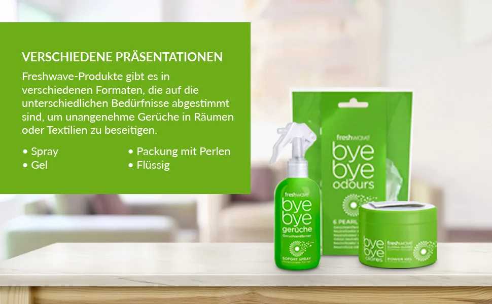 Freshwave odor remover gel 400g - continuous effect against unpleasant smells in the entire living area - with natural ingredients - humydry