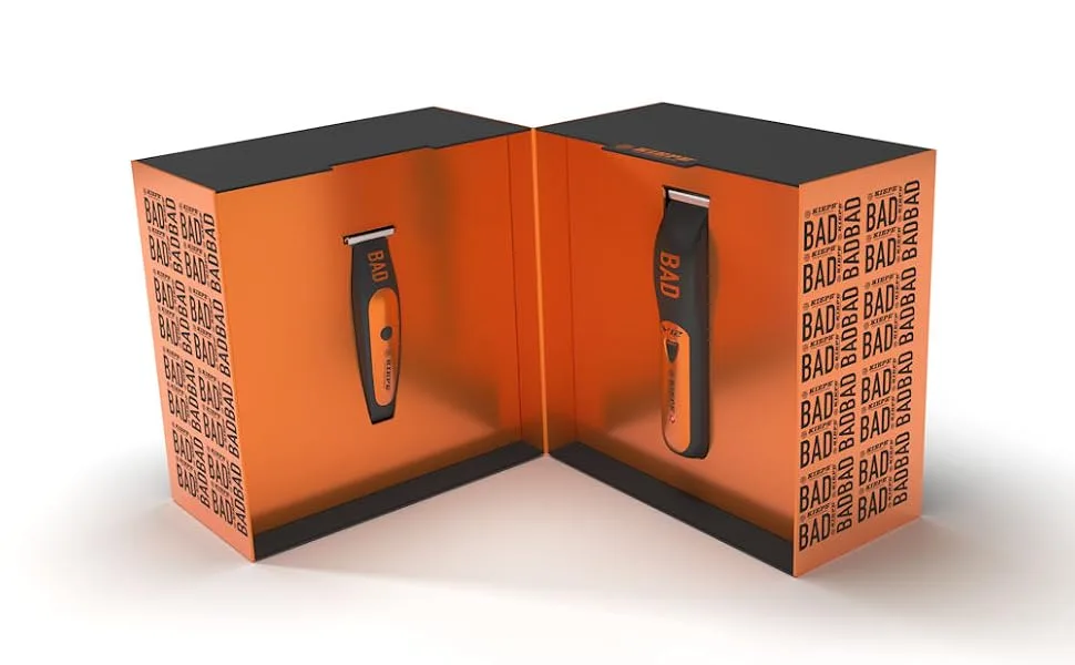 Professional Hair Clipper Bath Combo Set - Kiepe Italia Black/Orange - product information 1