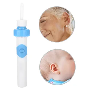 Earsworm remover intelligent ear wax cleaner electrical ear cleaner with 2 interchangeable heads earwax removal tool kit for babies and adults - Ohrstöpsel Elektrisch