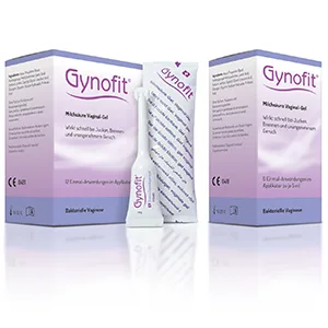 Gynofit vaginal gel for moisturizing | for vaginal dryness and dryness symptoms 6 x 5ml - milchsäure
