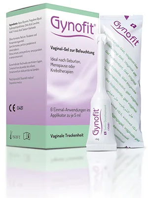 Gynofit vaginal gel for moisturizing | for vaginal dryness and dryness symptoms 6 x 5ml - produkt