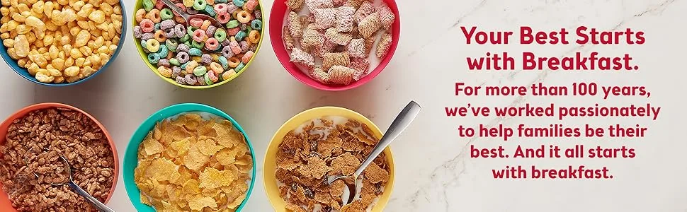 Kellogg's Family Cereal Assortment Pack Breakfast Cereal - 96 Count - Your best starts with breakfast and Kelloggs offers a wide variety of cereals to suit your tastes