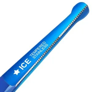 Beard scissors BLUE TITANIUM Moustache scissors Nose hair scissors with micro serration - Abgerundete Enden Sicherheitsschere Sicherheit