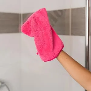 YSN Home Collection - Fluffy microfiber wash gloves washcloths 16x21cm - 8 pieces - 4 colors - Waschhandschuhe