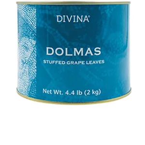Divina Dolmas Stuffed Grape Leaves - 4.4 Lb - Divina Dolmas Stuffed Grape Leaves