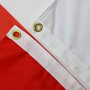 FLAG POLAND WITH EAGLE 150x90cm - POLISH FLAG 90 x 150 cm - flags AZ FLAG Top Quality - Integrierte Metallösen