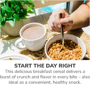 WonderSlim Protein Cereal - Cinnamon Crunch - 7 Ct - start the day right delicious breakfast cereal crunch convenient healthy low carb snack