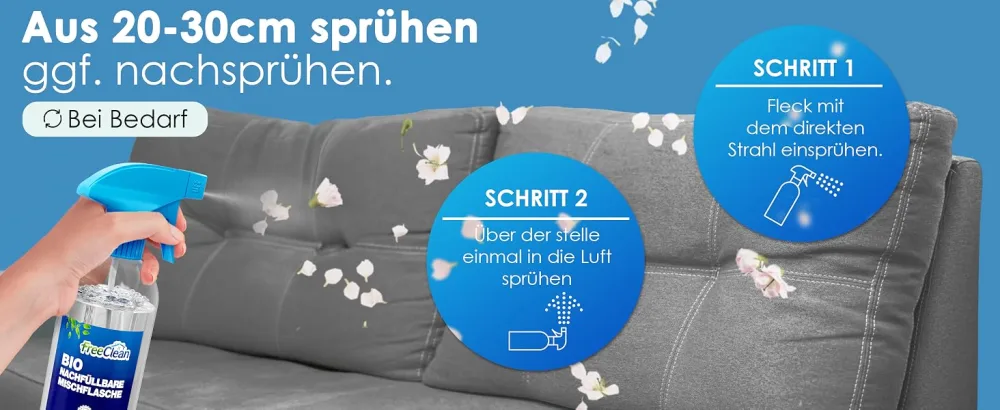 New freeclean organic bio odor neutralizer concentrate 1000ml extra strong without chemistry enzyme cleaner dogurine incl. - geruchsentferner sofa geruchsentferner hundeurin geruchsabsorber erbrochenes geruchsentferner