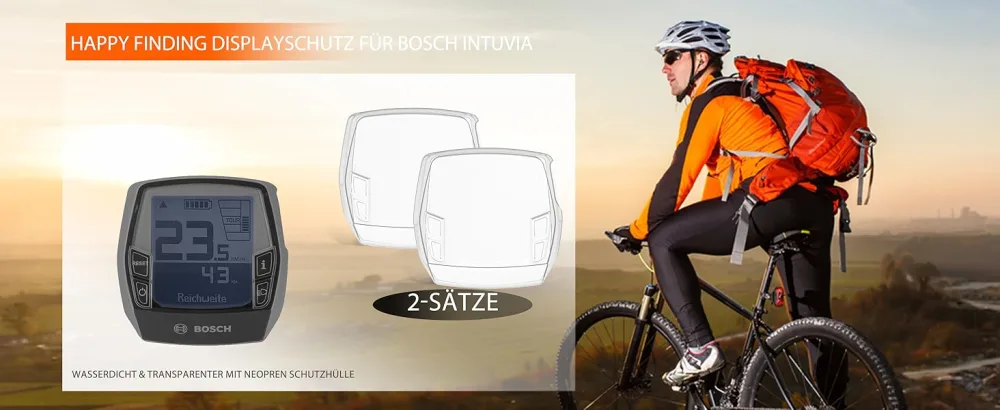 Happy finding display protection for Bosch Intuvia 2 sets waterproof & transparent protective cover display protection for e-bike display eBike accessories - Happy finding display schutz