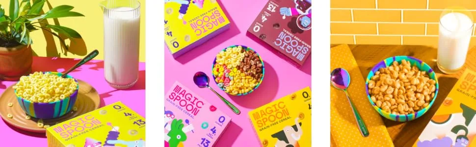 Magic Spoon Cereal Variety - 8 Pack - best keto low carb zero sugar cereal, try all flavors today