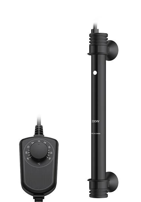 NICREW Aquarium Heater 200W Temperature Adjustable Aquarium Heater with Controller for Aquariums up to 200L Overheating Protection 200 W - 023244