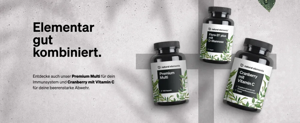 Cultures Complex with D-Mannose-powder (90 grams) for dissolving in water-4 lactobacterial tribes-4 billion KBE-with dosing spoon-vegan high-dose without unnecessary additives- - Flora-21 plus D-Mannose Pulver