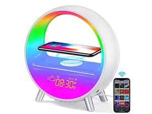 DEKALA LIGHTWACKE Daily light alarms sunrise and sunset simulation bedside lamp with wireless 15W loading touch and app control compatible with Alexa- intelligent (app control) - product information 8