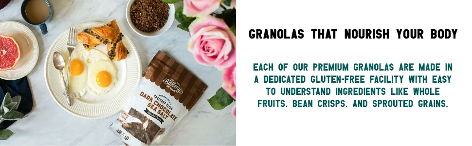 Bakery on Main Gluten Free Bunches of Crunches Granola - Coconut Cacao - 50 Count - Granola, Breakfast