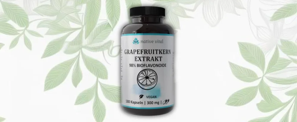 Grapefruit seed extract - IMPORTANT: 98% bioflavonoids - 180 capsules - Made in Germany - Vegan - Premium quality - grapefruitkernextrakt