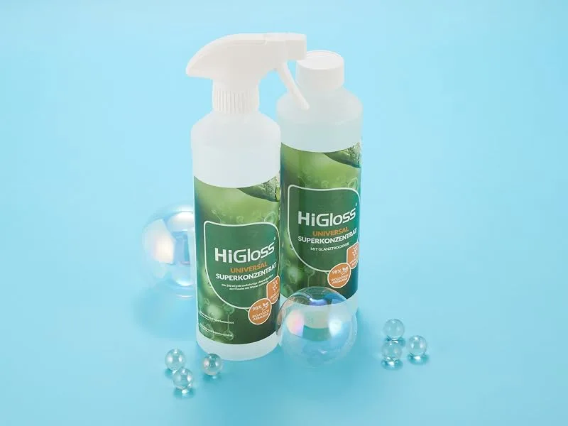 HiGloss Universal Super Concentrate Set 500ml Cleaner Empty Bottle & Sprayer All-purpose cleaner for the whole house - HiGloss Superkonzentrat 500ml