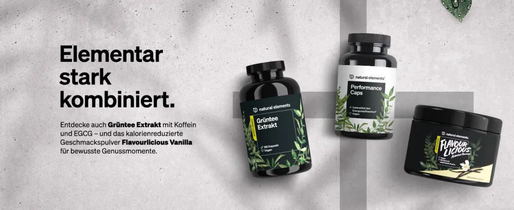 Performance caps - 120 caffeine capsules with green tea guarana and green coffee bean - vegan high -dose without unnecessary additives - produced in Germany - muntermacher müdigkeit energy tabletten erschöpfung koffeintabletten guarana koffein coffein