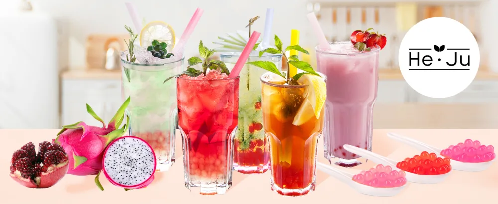 Bubble Tea Pearls PEACH 490 GRAMS Boba Fruit Pearls vegan gluten-free and more content - Bubble Tea