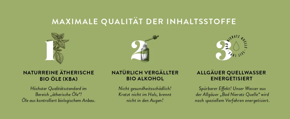 For you 2 Sauna set gift set - Qualität der Inhaltsstoffe