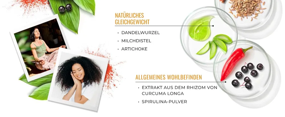 Primal Cleanse body pure - 60 portions (1 capsules per day) - laboratory testing in Germany - Vegan capsule shell - Spirulina Pulver de Cleanse - Module 2 Desktop