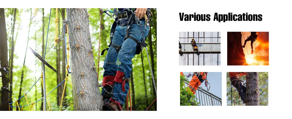 Lfhelper tree climbing equipment cowhide design climbing trees artifact climbing spike set 150kg/330lb tree crampons tree climbing tools widened and thickened for forest camping fruit picking - product information 12