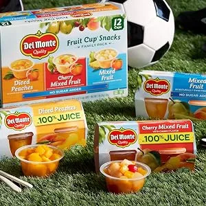 Del Monte Mango and Pineapple Fruit Cup Snacks 4.4 Ounce (Pack of 24) - del monte, low calorie snacks, low carb snacks, low calorie dessert, healthy snacks, fruit snacks
 src=
