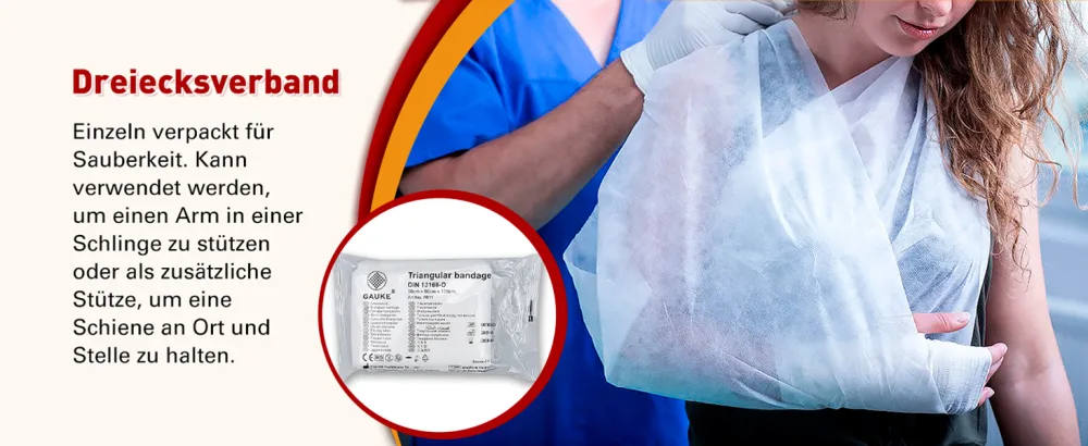 General Medi First Aid Kit - Premium first aid kit for car vehicle - Contents DIN 13164 (Red) - product information 8