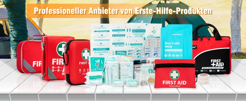 General Medi First Aid Kit - Premium first aid kit for car vehicle - Contents DIN 13164 (Red) - product information 9