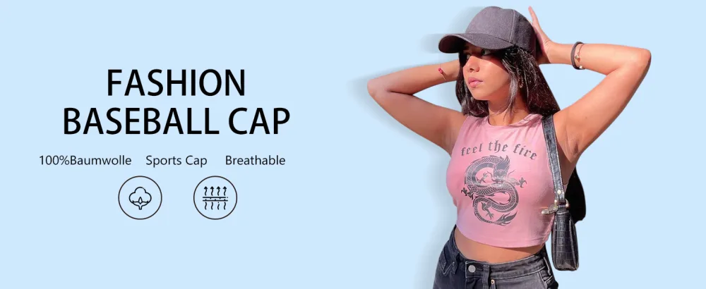 Breampot Baseball Cap Men Women Unisex Cap Adjustable Baseboard Baseball Cap Hat Outdoor Baseball Cap One Size Black - baseball cap