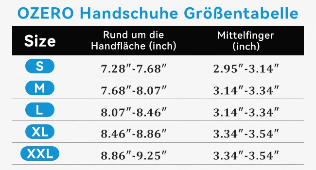 Ozero men waterproof thermal shoes touchscreen winter gloves Head gloves Bicycle gloves running gloves xxl multi -colored - herren handschuhe