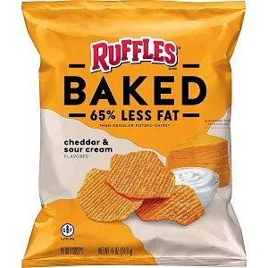 Baked Ruffles Baked Ruffles Cheddar Sour Cream 0.87 Ounce (Pack of 40) - product information 1