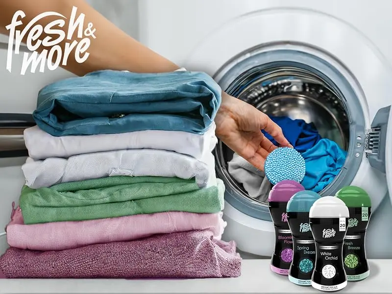 3x Fresh&More laundry fragrance pearls/perfume (3x 210g) (Fresh Breeze) - wäscheperlen parfümierte wäscheduft einzigartiges dufterlebnis textilerfrischer