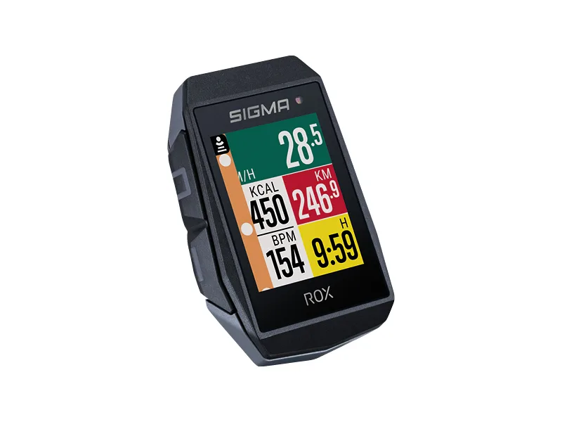 Sigma Sport Rox 11.1 Evo Black |Bicycle computer wirelessly GPS & navigation including GPS bracket |Outdoor GPS navigation with smart variety of functions - ROX-11-Premium-Einleitung_800x600_EN