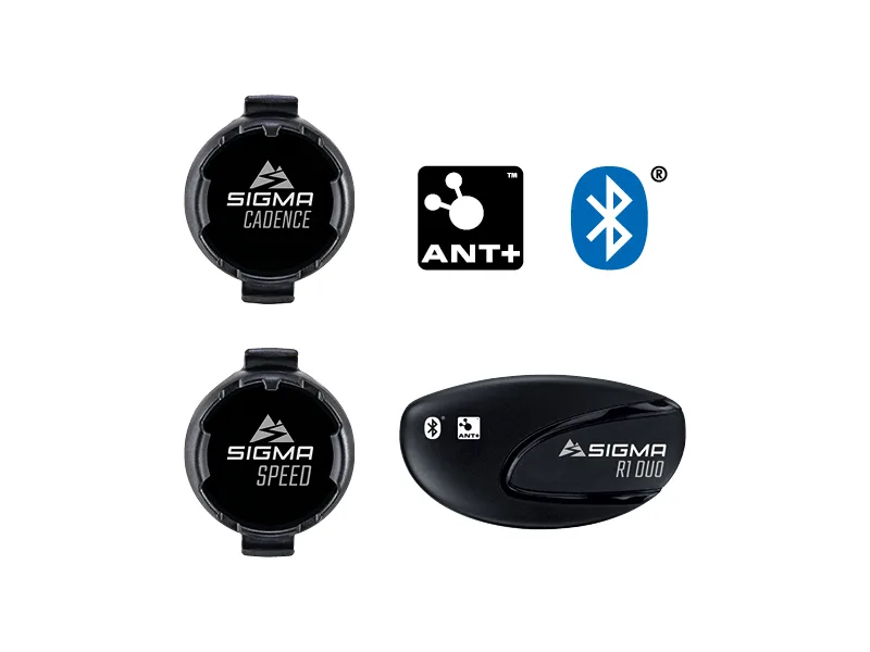 Sigma Sport Rox 11.1 Evo Black |Bicycle computer wirelessly GPS & navigation including GPS bracket |Outdoor GPS navigation with smart variety of functions - ROX-11-Premium-Sensoren_800x600_EN